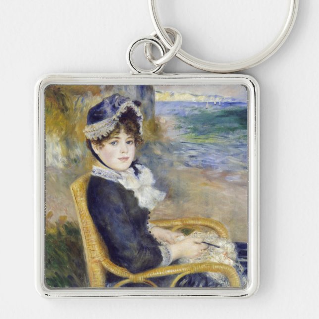Chaveiro Pierre-Auguste Renoir - Pelo Mar (Frente)
