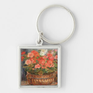Chaveiro Pierre gerânio de Renoir um em uma bacia de