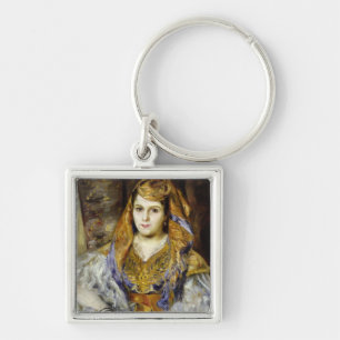 Chaveiro Pierre uma Sra. C. Stora de Renoir no vestido