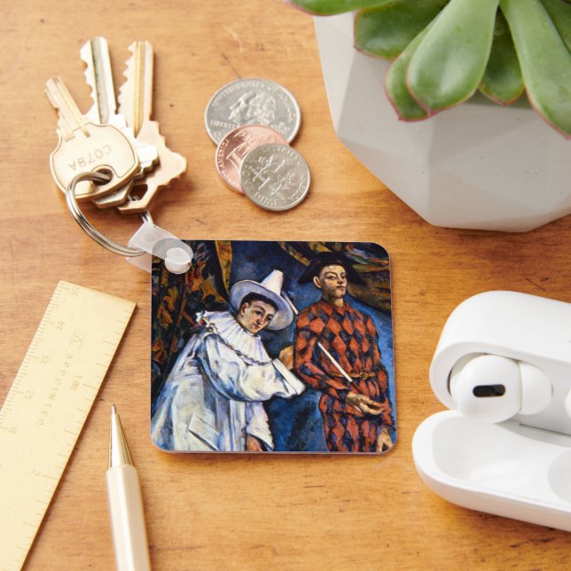 Chaveiro Pierrot e Harlequim, Mardi Gras de Paul Cezanne (Mesa)