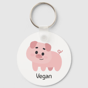 Chaveiro Pig Vegan