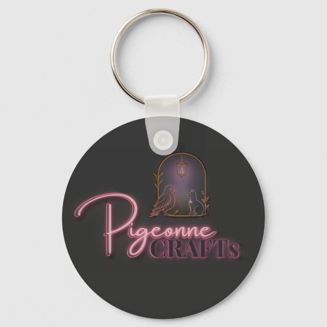 Chaveiro Pigeonne Crafts Logo v2 – Keychain (Frente)