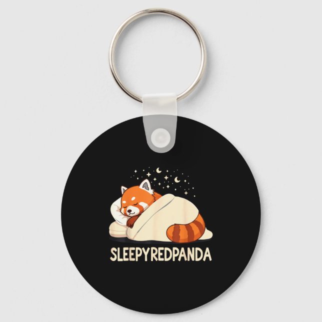 Chaveiro Pijama do Panda Vermelho  (Frente)