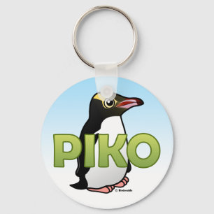 Chaveiro Piko, o pinguim de olhos amarelos