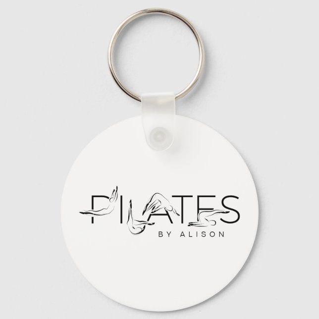 Chaveiro Pilates Instrutor Pilates Letters Classic (Frente)