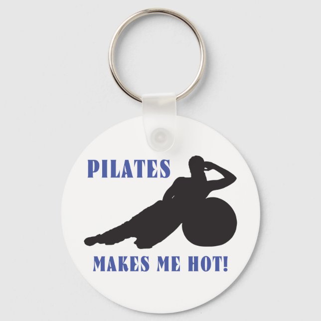 Chaveiro Pilates Makes Me Hot (Frente)