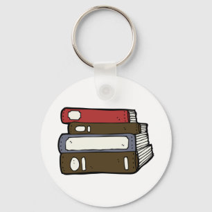 Chaveiro Pilha de Livros Biblioteca Leitura