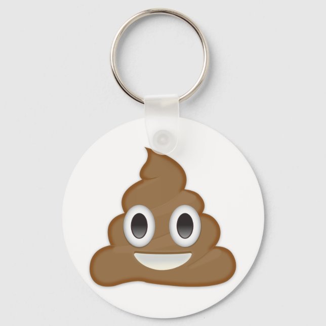 Chaveiro Pilha De Poo Emoji (Frente)