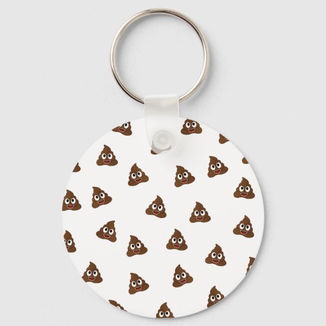 Chaveiro Pilha de Poo emoji sorrindo popas (Frente)