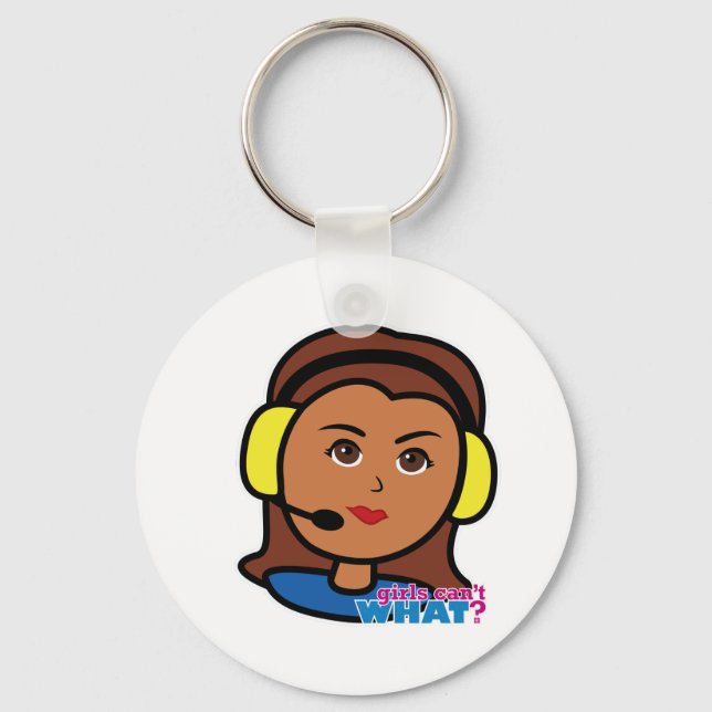 Chaveiro Pilot Girl (Frente)