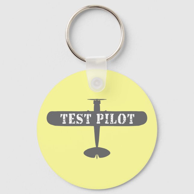 Chaveiro Piloto de avião e de teste (Frente)