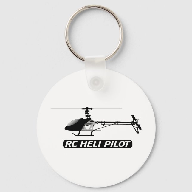 Chaveiro Piloto de helicóptero RC (Frente)