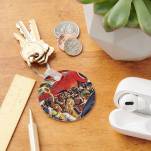 Chaveiro Piloto do avião do único suporte do vintage com