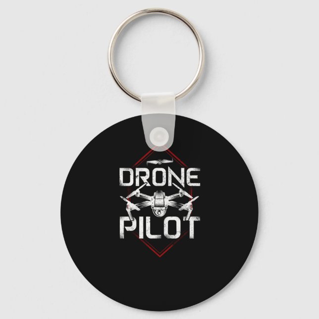 Chaveiro Piloto Drone (Frente)