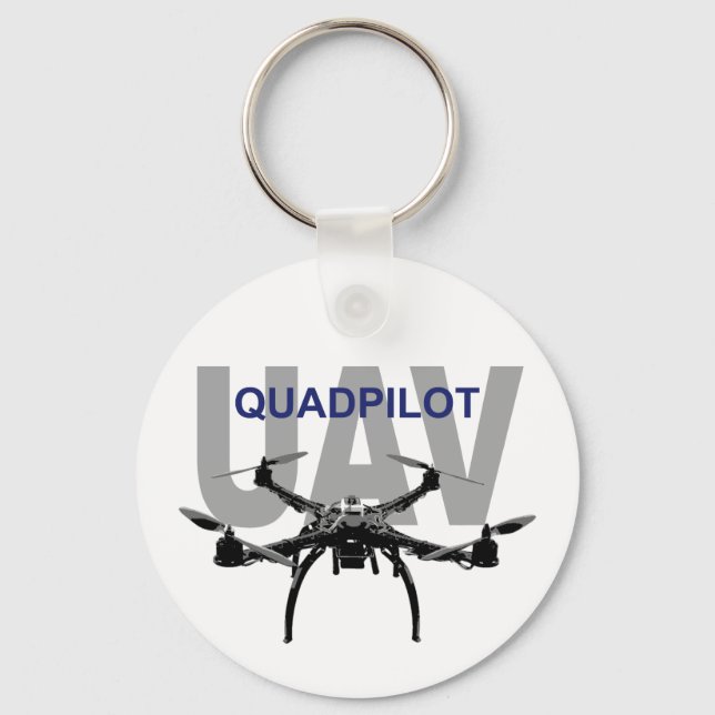 Chaveiro Piloto quadpiloto UAV Quadcopter (Frente)