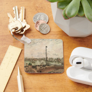 Chaveiro Pilot's Jetty, Le Havre, Misty de Camille Pissarro