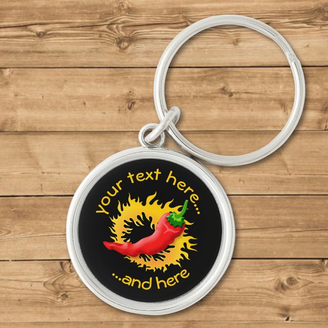 Chaveiro Pimenta com chama (Criador carregado)