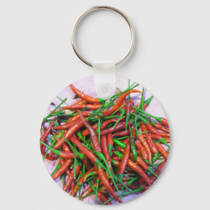Chaveiro Pimentos-pimentões-de-pássaro