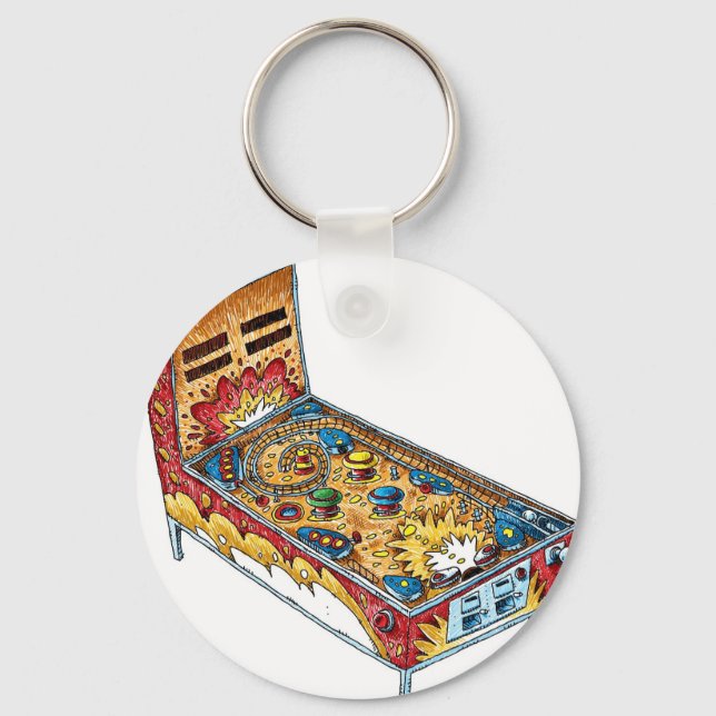 Chaveiro Pinball (Frente)