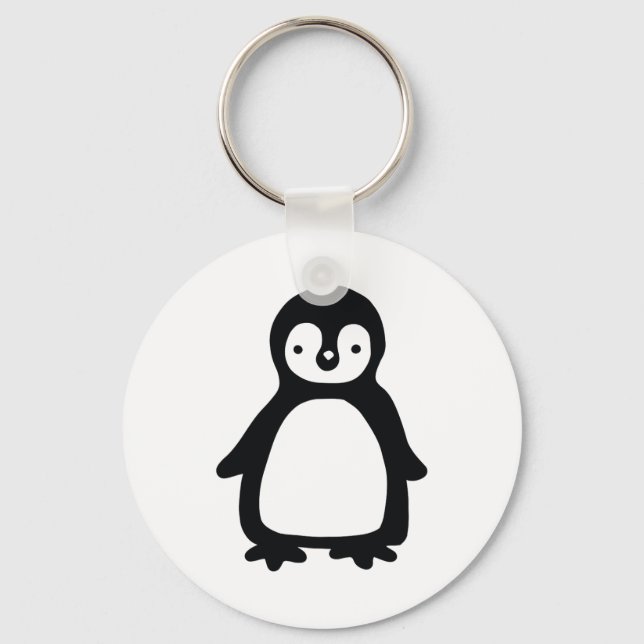 Chaveiro Pinça branca e preto simples (Frente)