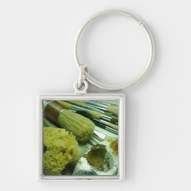 Chaveiro Pincéis e Pintura (Frente)