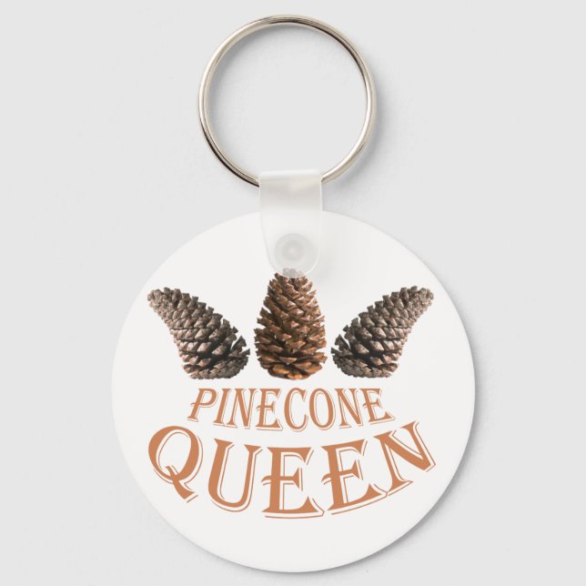 Chaveiro Pine cone rainha (Frente)