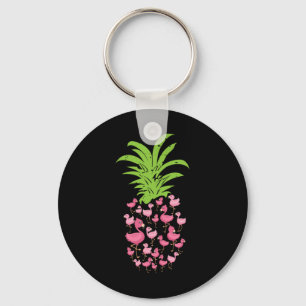 Chaveiro Pineapple Flamingo Aloha Beaches Havaí - Pink Bir