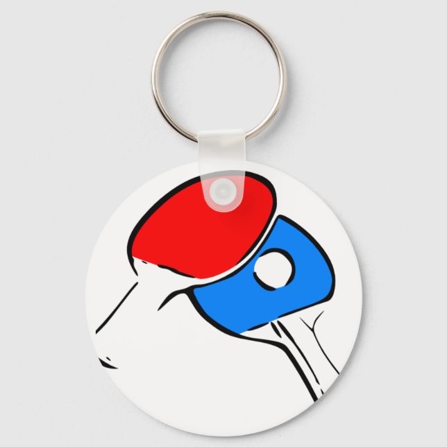 Chaveiro Ping Pong Paddles & Ball (Frente)