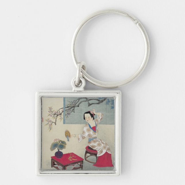 Chaveiro Pingamento acima na manhã (Frente)