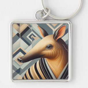 Chaveiro Pingente Art Déco de Orixá