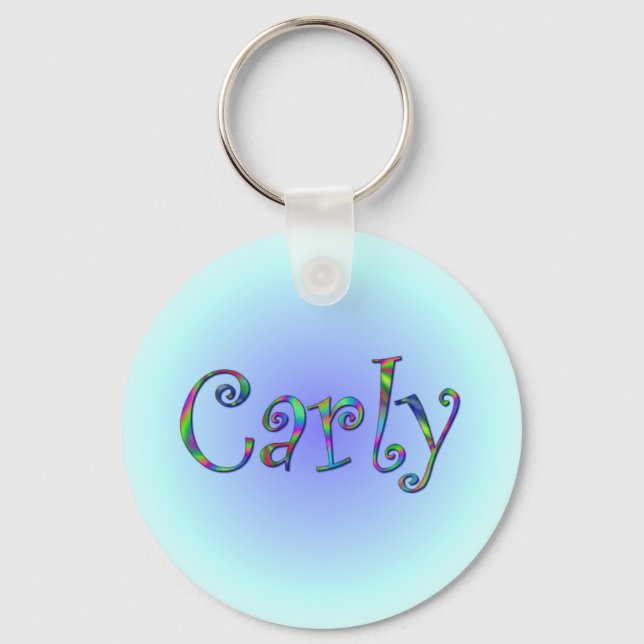Chaveiro Pingente Carly Arco-íris (Frente)