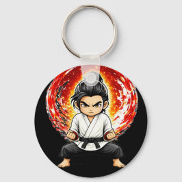Chaveiro Pingente Chibi Dojo Resistência Mente Clara