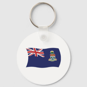 Chaveiro Pingente com a Bandeira das Ilhas Cayman