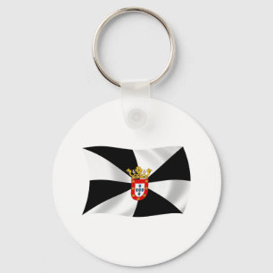 Chaveiro Pingente com a Bandeira de Ceuta
