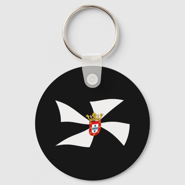 Chaveiro Pingente com a Bandeira de Ceuta (Frente)