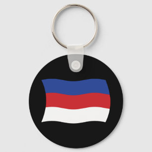 Chaveiro Pingente com a Bandeira dos Sorábios