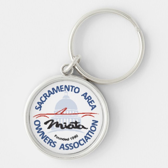 Chaveiro Pingente com o logotipo da SAMOA (Frente)