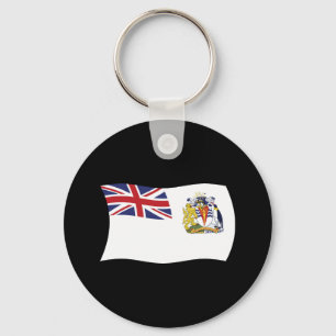 Chaveiro Pingente da Bandeira Antártica Britânica