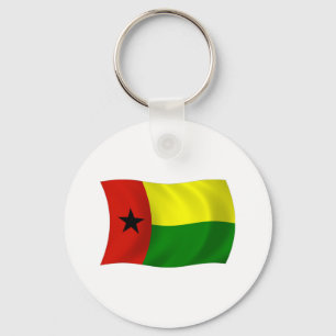 Chaveiro Pingente da Bandeira da Guiné-Bissau
