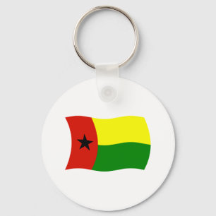 Chaveiro Pingente da Bandeira da Guiné-Bissau