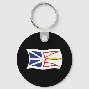 Chaveiro Pingente da Bandeira de Terra Nova e Labrador