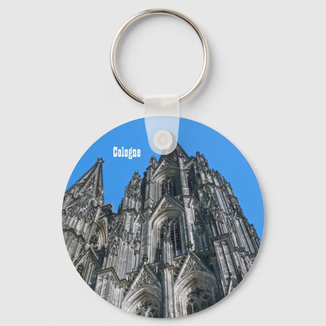 Chaveiro Pingente da Catedral de Colônia (Frente)