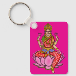 Chaveiro Pingente da Deusa Lakshmi