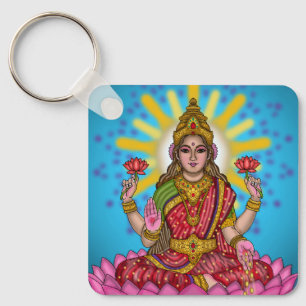 Chaveiro Pingente da Deusa Lakshmi