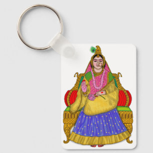 Chaveiro Pingente da Deusa Radha