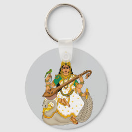 Chaveiro Pingente da Deusa Saraswati
