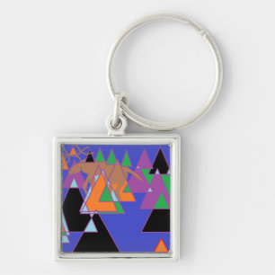 Chaveiro Pingente de Alce Abstrato