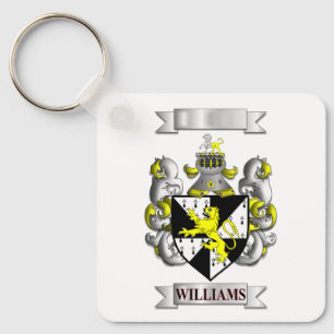 Chaveiro Pingente de Alumínio Apelido Família Williams + Es