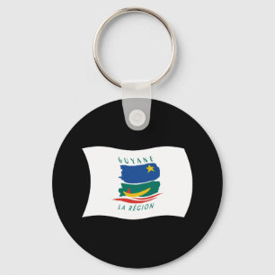 Chaveiro Pingente de Bandeira da Guiana Francesa