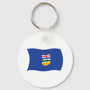 Chaveiro Pingente de Bandeira de Alberta
